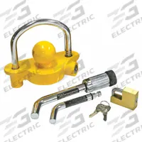 REESE Trailer Locking Kit: Dual Bent Pin, Brass, Trailer Locking Kit (MPN 7014700). Key specifications — Lock Type: Dual Bent Pin; Includes: Adjustable Brass Coupler Lock; Vehicle Class: IV; Brand: REESE; Product Type: Trailer Locking Kit; Material: Brass.