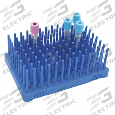 HEATHROW SCIENTIFIC Tube Rack: 5 in Overall Wd, 2 1/8 in Overall Ht, 3 1/4 in Overall Lg, Polypropylene - Lab Storage Racks