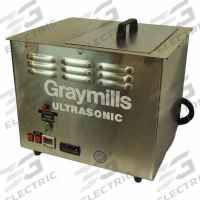 GRAYMILLS Parts Washer: For Water-Based Solution Base Type, Ultrasonic, Stainless Steel - Ultrasonic Parts Washers