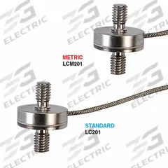 OMEGA Sub Mini Compression Load Cell: 25 lbf Load Cell Capacity, Compression/Tension, 5 ft Cable Lg (MPN LC201-25). Key specifications — attr1360040: ±1.000%; attr1360066: Tension; attr1360060: OMEGA; attr1360068: ± 1.000%.