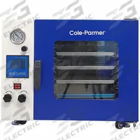 COLE-PARMER Vacuum Oven: Vacuum, 0.88 cu ft Capacity, 100°C Max Temp, 550 W Watt, 1.7 cu ft Volume (MPN 5241122). Key specifications — attr1027177: 120V AC; attr1027180: COLE-PARMER; attr1027172: +/-10%.