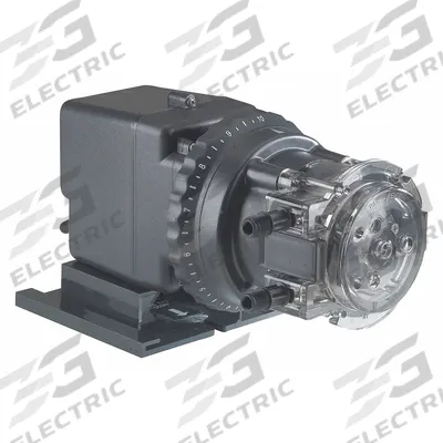 STENNER Peristaltic Chemical Metering Pump: 120V AC, 1/30 hp HP, 10 gpd Max. Flow Rate - Adjustable Flow Peristaltic Chemical Metering Pumps