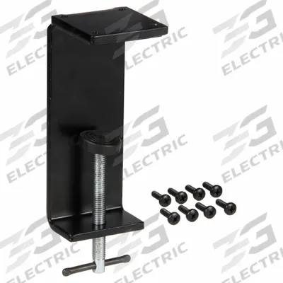 WALDMANN Table Clamp: 5.3 in Clamping Capacity, Black, Table Clamp - Accessories & Replacement Parts for Magnifier Lights