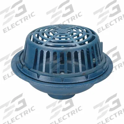 ZURN Roof Drain: 15 in Overall Dia, 10 in Overall Ht, 3 in Nominal Pipe Size - Primary Roof Drains with Deck Plate