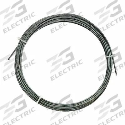 APPROVED VENDOR Wire Rope: Stainless Steel, 7 x 19, 96 lb Working Load Limit - Corrosion-Resistant Stainless-Steel Wire Rope