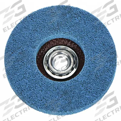 NORTON Non-Woven Depressed Center Disc: 4 1/2 in x 7/8 in, Aluminum Oxide - General Purpose Surface-Conditioning Discs for All Metals