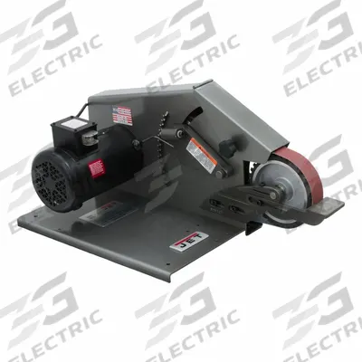 JET Belt Grinder: For Metal, 115 V/230 V, Single-Phase, 1 hp, 2 in Belt Wd - Benchtop Belt Machines