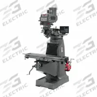 JET Vertical Milling Machine: JTM-4VS, 3 hp, 230/460V, Digital Readout/X-Axis Powerfeed (MPN 690087). Key specifications — attr1088193: JET; attr1099138: Variable; attr1088241: R8.