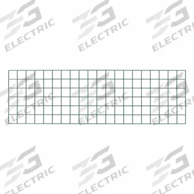 METRO Wall Grid: 60 in x 1/2 in x 18 in, 250 lb Capacity, Steel, Green - Wall-Mount Wire Grid Panels