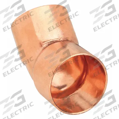 NIBCO Sweat Fitting Elbow: 1 1/2 in CTS x 1 1/2 in CTS, Cup x FTG, Wrot Copper (MPN 606-11/2) - Wrot Copper Tube Fittings