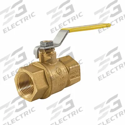 JOMAR VALVE Manual Two-Way Ball Valve: 3/8 in, Brass, Straight, Press x Press - Brass Ball Valves