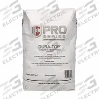 H&C Concrete Resurfacer: Dura-Top, Cement, 50 lb Container Size, Bag, Gray (MPN 60.100209-50). Key specifications — Color: Gray; Series: Dura-Top; Coverage: 150 sq ft; Brand: H&C; VOC Content Range: No VOC.