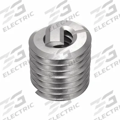 HELI-COIL Helical Insert: Tanged Tang Style, Screw-Locking, M2.5-0.45 Thread Size - Screw-Locking Tanged Helical Inserts