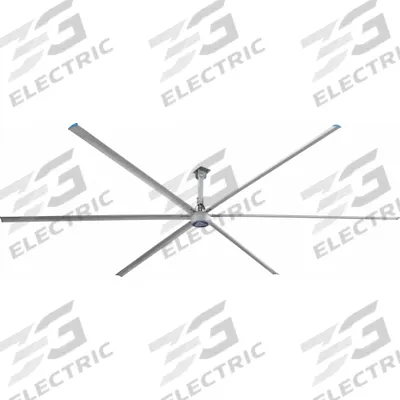 PATTERSON Ceiling Fan: 247,000 cfm Airflow, 20 ft Blade Dia, Variable Speeds, 460V AC - Industrial HVLS Ceiling Fans