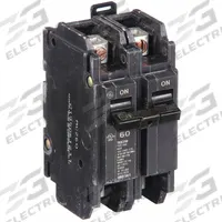 GE Miniature Circuit Breaker: THQC, 60 A, 120/240V AC, Single Phase, 10kA at 120/240V AC, Std (MPN THQC2160WL). Key specifications — Amps: 60 A; AC Voltage Rating: 120/240V AC; Phase: Single; Max. AIR Rating: 10kA at 120/240V AC; For Use With: GE Panelboards.