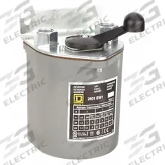 SQUARE D Drum Switch: 3 Pole, Single Phase, Maintained/Momentary, Reversing, NEMA 4 (MPN 2601BW1). Key specifications — Brand: SQUARE D.