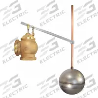 APPROVED VENDOR Float Valve Assembly: For Water Media, Angle Valve Body, Cylindrical, Bronze, FNPT (MPN AHL200-GR). Key specifications — Mounting: Horizontal Piping; Arm Adjustability: Adjustable; Connection Gender - Side 1: Female; Connection Gender - Side 2: Female; Brand: APPROVED VENDOR; Connection Type - Side 1: NPT; Connection Type - Side 2: NPT; Flow Rate: 175 gpm @ 60 psi.