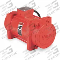 VIBCO Electric Vibrator: 2P Series, 1,100 lbf, 230/460V AC, 1.2/0.6 A, 3,600 vpm, 64 dBA (MPN 2P-450-3). Key specifications — attr661947: 1.2/0.6 A; attr661979: 64 dBA; attr661970: 230/460V AC.