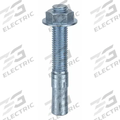 MKT FASTENING Wedge Anchor: 4 1/2 in Overall Lg, 5/8 in Dia, 5/8"-11 Thread Size, Steel - Steel Wedge Anchors