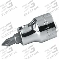 SK PROFESSIONAL TOOLS Socket Bit: 3/8 in Drive Size, Phillips Tip, #3 Tip Size, Replaceable Insert (MPN 45483). Key specifications — attr1213300: #3; attr1213307: Replaceable Insert; attr1213309: SK PROFESSIONAL TOOLS.