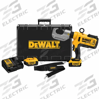 DEWALT Cordless Crimping Tool Kit: 20 V, Die Head, 750 kcmil Max Copper, For U Dies - DEWALT Crimpers