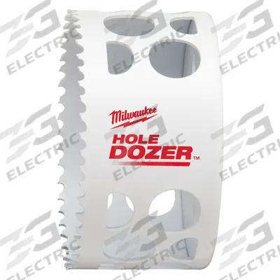 MILWAUKEE Hole Saw: 3 5/8 in Saw Dia., 3.5 Teeth per Inch, 1 5/8 in Max. Cutting Dp - Multi-Material-Cutting Hole Saws without Arbor