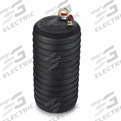 CHERNE Test Ball Plug: For 8 in – 12 in Pipe, Ring and Chain Tether - Standard Multi-Size Plugs