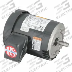 U.S. MOTORS General Purpose Motor: Flange Mount, Totally Enclosed Fan Cooled, 1/4 hp, 1,800 RPM (MPN U14S2DCR). Key specifications — Brand: U.S. MOTORS; Nameplate Voltage @ 60 Hz: 208-230/460V AC; Full Load Current @ 60 Hz: 0-1.1/0.50 A; Nameplate RPM @ 60 Hz: 1,800 RPM; Motor Enclosure: TEFC.