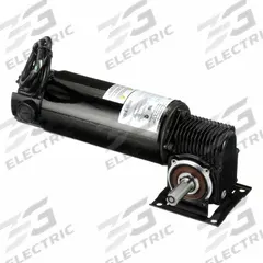 DAYTON DC Gearmotor: Right Angle, 90V DC, TENV, 180 RPM, 55 in-lb Max Torque, 10:1, 2.33 A, CW/CCW (MPN 3XA84). Key specifications — Motor Type: Permanent Magnet DC; Brand: DAYTON; Full Load Current: 2.33 A.