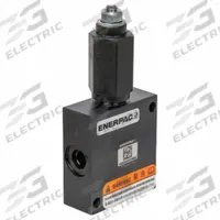 ENERPAC Hydraulic Sequence Valve: 1.6 gpm Max Flow Rate, #4 SAE O-Ring Boss, #4 SAE O-Ring Boss (MPN WVP5). Key specifications — attr1018158: Automatic; attr1018114: Set Screw; attr1018116: Steel; attr1018117: ENERPAC.