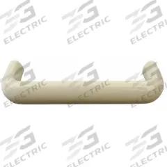 MONROE PMP Pull Handle: Threaded Holes, Plastic, White, 7.05 in Mounting Hole Center to Center (MPN PH-0197). Key specifications — Screw Size: M8; Brand: MONROE PMP; Color: White.