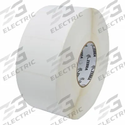 ZEBRA Barcode Printer Labels: 3 in Label Wd, 2 in Label Ht, White, 3 in Core Dia. - Industrial Thermal Transfer Labels