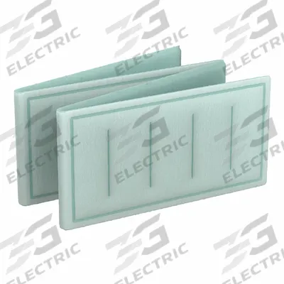 GRAINGER Link Air Filter: 20 in x 20 in x 1 in, 20 in Section Wd, 4 Sections, 2 Ply - MERV 8 Link Air Filters