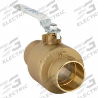 APOLLO Manual Two-Way Ball Valve: 2 1/2 in, Brass, Straight, Sweat x Sweat, Full Port Ball Port (MPN 77FLF24901). Key specifications — Brand: APOLLO; Handle: Lever.