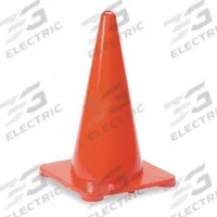 Traffic Cone: 18 in Cone Ht, Red, Non-Reflective, Polyethylene, Blank, 1.5 lb Base Wt (MPN 1YBW5). Key specifications — Base Color: Red; Brand: APPROVED VENDOR; Cone Material: Polyethylene; Legend: Blank.