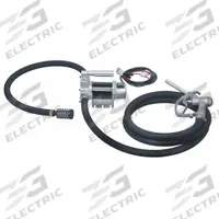 DAYTON Electric Drum Pump: 12 V DC, 1/4 hp HP, 12 gpm Max. Flow Rate, Pump with Hose & Nozzle, 13 ft (MPN 40M293). Key specifications — Brand: DAYTON; Meter: Not Included.