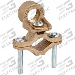 Grounding Connector: Bronze, 10 to 6 AWG SOL/8 to 6 AWG STR Grounding Wire Size, 1 Grounding Wires (MPN C61). Key specifications — Brand: BURNDY; For Use With: Copper Conductor; Grounding Wire Size: 10 to 6 AWG SOL; Material: Bronze; Grounding Wires Connected To: 1/2 in to 1 in Pipe; Manufacturer Part Number: C61.