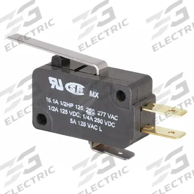 Honeywell Miniature Snap Action Switch: Lever Actuator, 1NO/1NC - Hinge Lever Snap-Action Switches