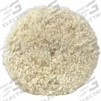 3M Compound Pad, Double Sided: Pad, Unthreaded Center Hole, Wool, 9 in Outside Dia, White, Heavy Nap (MPN 05703). Key specifications — Texture: Heavy Nap; Material: Wool; Product Type: Pad; Compatible Tool Type: Polishers; Color: White; Compatible Surface Material: Paint; Features: Removes Finishing Abrasive Sand Scratches and Other Paint Surface Defects; Brand: 3M.
