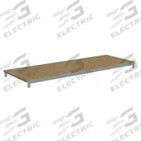 TENNSCO Shelf: 48 in x 15 in, 500 lb Load Capacity, Particleboard, Gray, Shelf (MPN ZAESH-4815D). Key specifications — Decking Material: Particleboard; Includes: (2) Beams; Decking Finish: Unfinished; Shelf Configuration: Single Straight; Color: Gray; Frame Material: Steel; Brand: TENNSCO; Frame Finish: Zinc Plated.