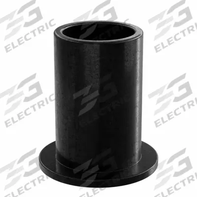 OILITE Flanged Sleeve Bearing: PEEK, 1/2 in Bore, 5/8 in OD, 1 in Overall Lg, Black - Low-Friction Plastic Flanged Sleeve Bearings