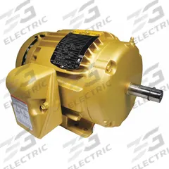 BALDOR General Purpose Motor: Rigid Base Mount, Totally Enclosed Fan Cooled, 1 hp, 208-230/460V AC (MPN EM3582T). Key specifications — Brand: BALDOR; Nameplate Voltage @ 60 Hz: 208-230/460V AC; Full Load Current @ 60 Hz: 3.4/1.7 A; Nameplate RPM @ 60 Hz: 1,155 RPM; Motor Enclosure: TEFC.