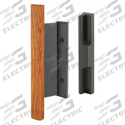 PRIME-LINE Sliding Door Lock: 2 1/2 in Lg, 2 in Wd - Recessed Handles for Sliding Doors