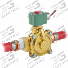 REDHAT Solenoid Valve: 2-Way, Normally Closed, 1 in Pipe Size, 12V DC, Watertight, High Flow (MPN K210G004LFXC 12/DC). Key specifications — Pipe Size: 1 in; Voltage: 12V DC; Brand: REDHAT; Coil Enclosure: Watertight.