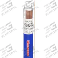 WESTWARD TIG Welding Rod: Low-Alloy Steel, ER80S-D2, 0.035 in x 36 in, 1 lb (MPN 20AP70). Key specifications — Tensile Strength (As Welded): 80 ksi; Yield Strength (As Welded): 68 ksi; Brand: WESTWARD.