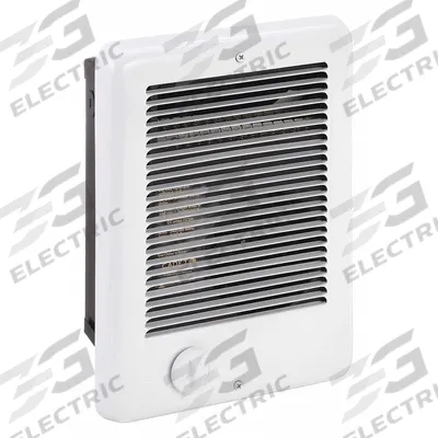 CADET Recessed Electric Wall-Mount Heater: 1000 W, 120V AC, Single Phase, 120V AC - Compact Recessed Electric Wall Heaters