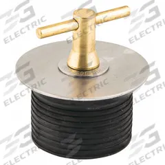 SHAW PLUGS Mechanical Expansion Plug: T-Handle, End of Pipe, For 2 3/4 in Pipe, Neoprene Plug (MPN 52008)