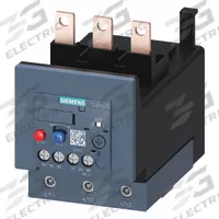 SIEMENS Overload Relay: Thermal Protection, 3 Poles, 1NO/1NC, Frame Size S3 (MPN 3RU21464MB0). Key specifications — Brand: SIEMENS; Auxiliary Contact Form: 1NO/1NC; Compatible Contactor Series: SIRIUS; Terminal Connection Type: Screw Terminals; Frame Size: S3; Maximum Voltage Rating: 690V AC; Phase Loss Sensitivity: No; Thermal Units Required: None (Relay Includes Integrated Bimetallic Elements).