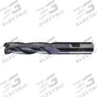 CLEVELAND Roughing End Mill: Cobalt, TiAlN Coated, 5 Flute, Coarse Pitch, 1" Mill Dia, 3" LOC (MPN C31111)