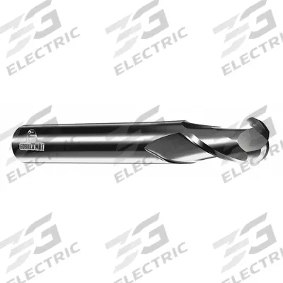 APPROVED VENDOR Ball End Mill: Carbide, 2 Flute, 1/2" Mill Dia, 1" LOC, 4" OAL (MPN CEM12BXL2) - General Purpose Carbide Ball End Mills
